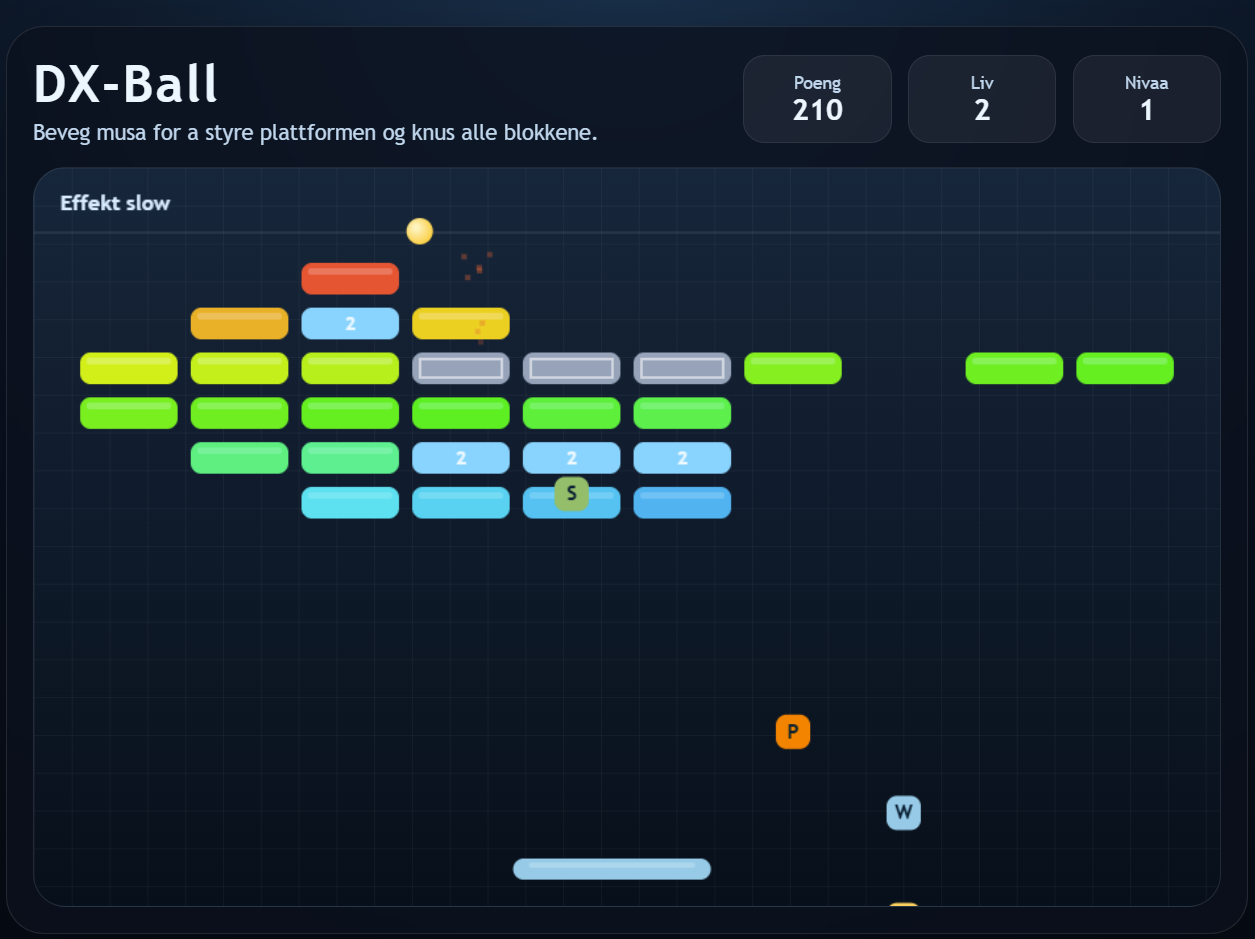 Forhåndsvisning av Brick Breaker-spillet